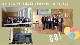 Kolaż ze zdjęciami z obchodów Jubileuszu Koła